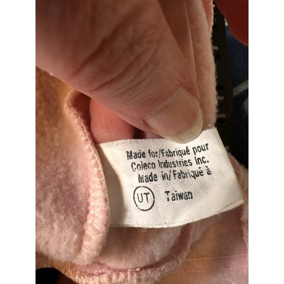 Cabbage Patch Kids PINK HEART Shirt Dress Vtg 1983 Original Fleece CPK - Picture 11 of 12